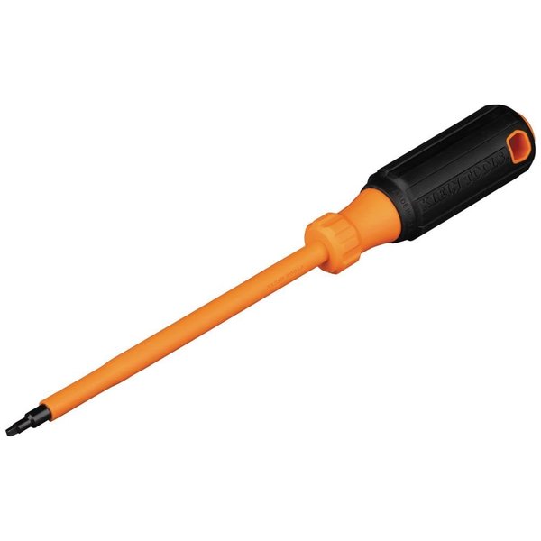 Klein Tools Insulated Screwdriver, #1 Square Tip, 6-Inch Shank 6886INS